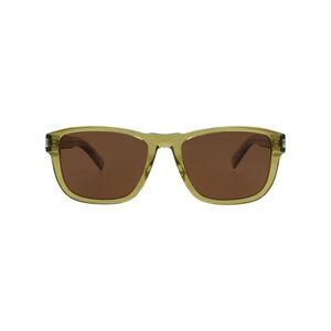 Saint Laurent Square-Frame Recycled Acetate Sunglasses Green Mens